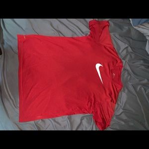 Nike Red Athletic Dri Fit Shirt boys XL